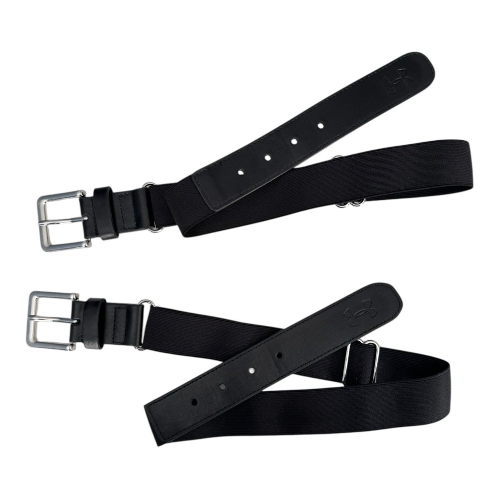 Under Armour Youth Boys Adjustable Baseball Belt Fits Up to 36" #1252085 2 Belts